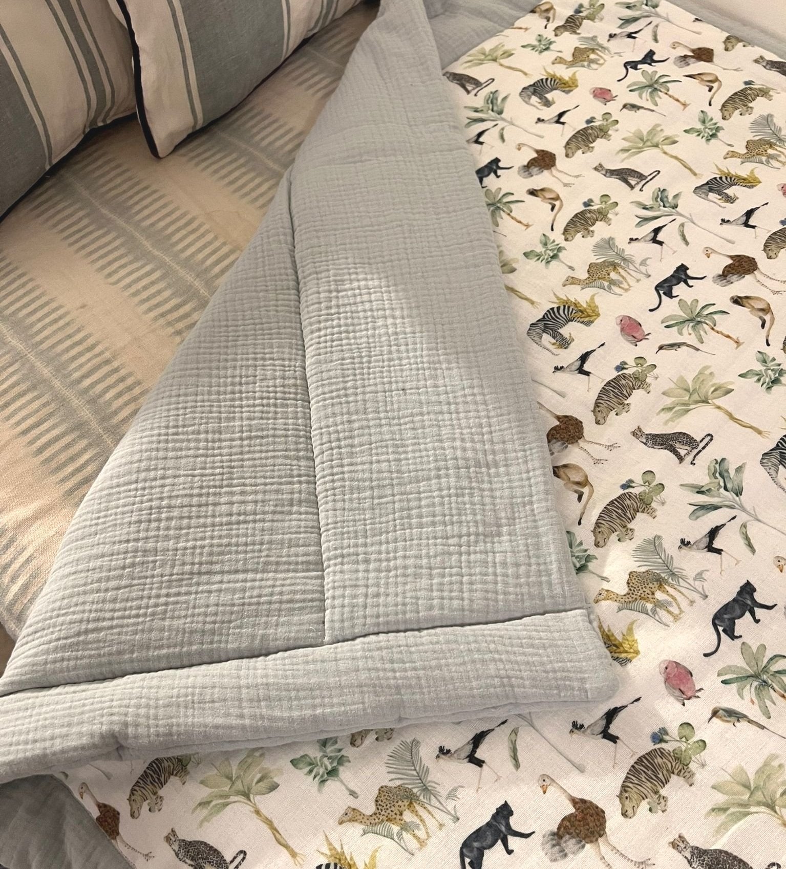 Kids Animal Print Quilt