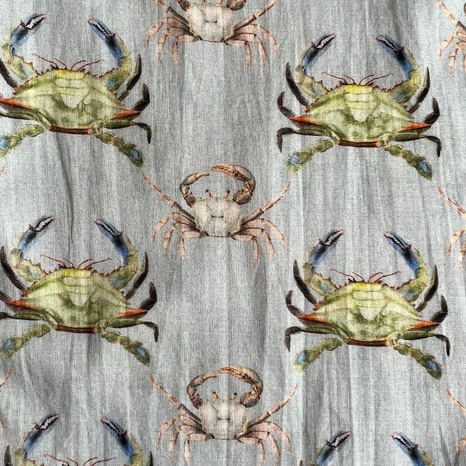 Kids Crab-Print Cotton Trousers