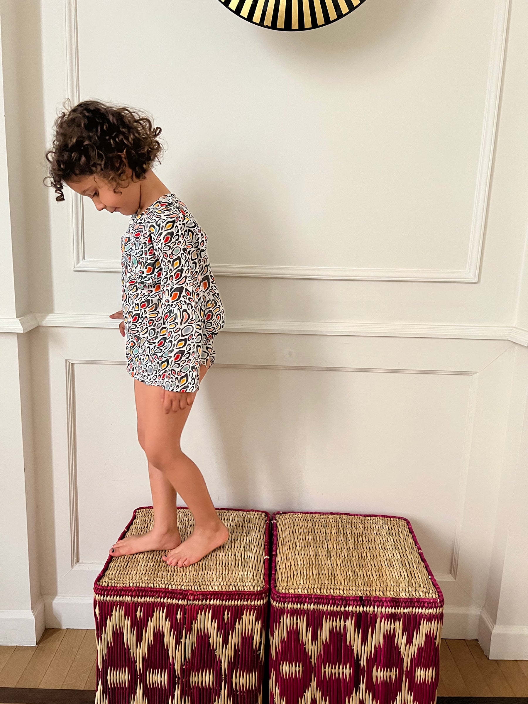 Kids Leopard-Print Kaftan