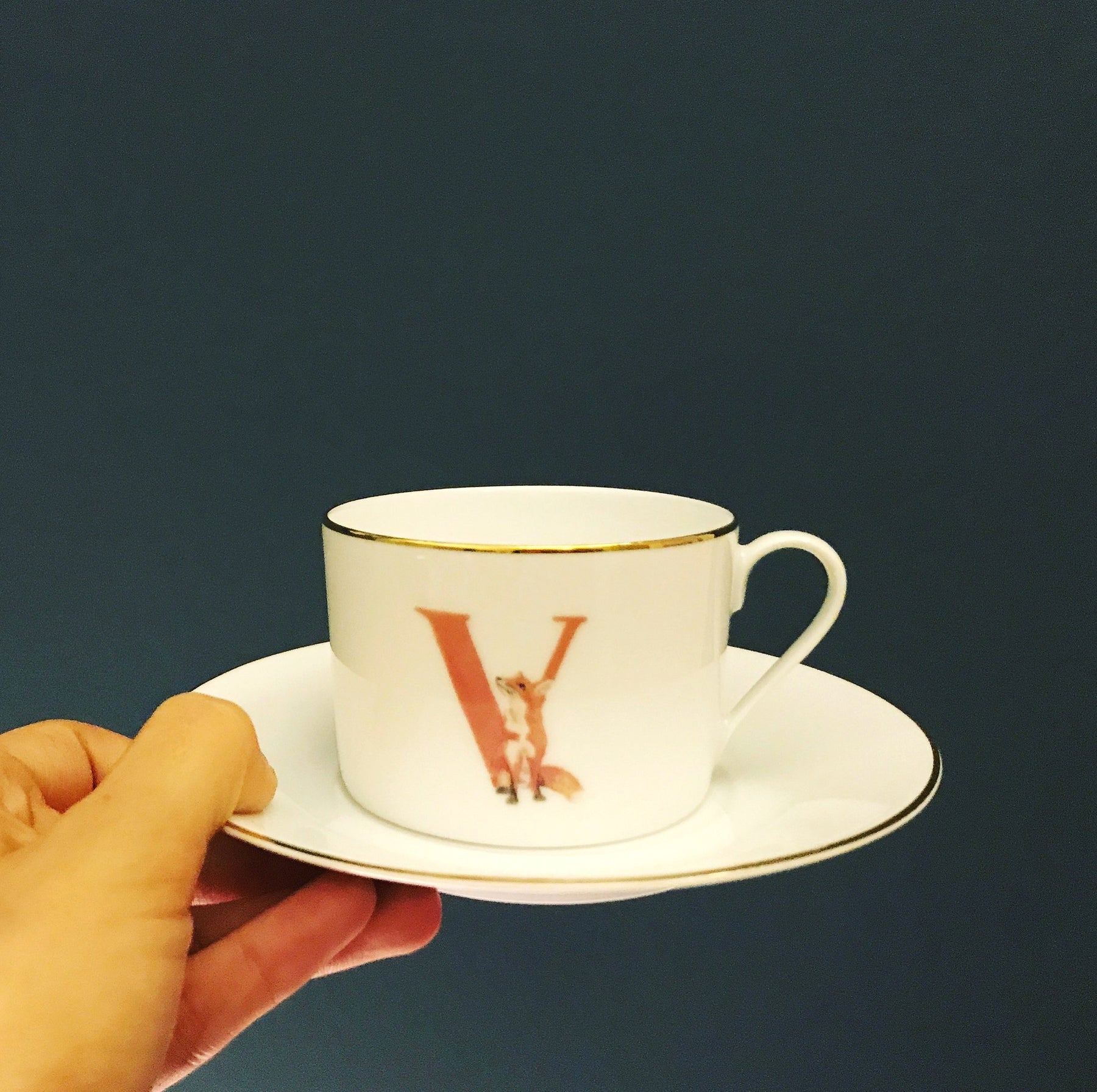 Animal Alphabet Tea Cup with Saucer