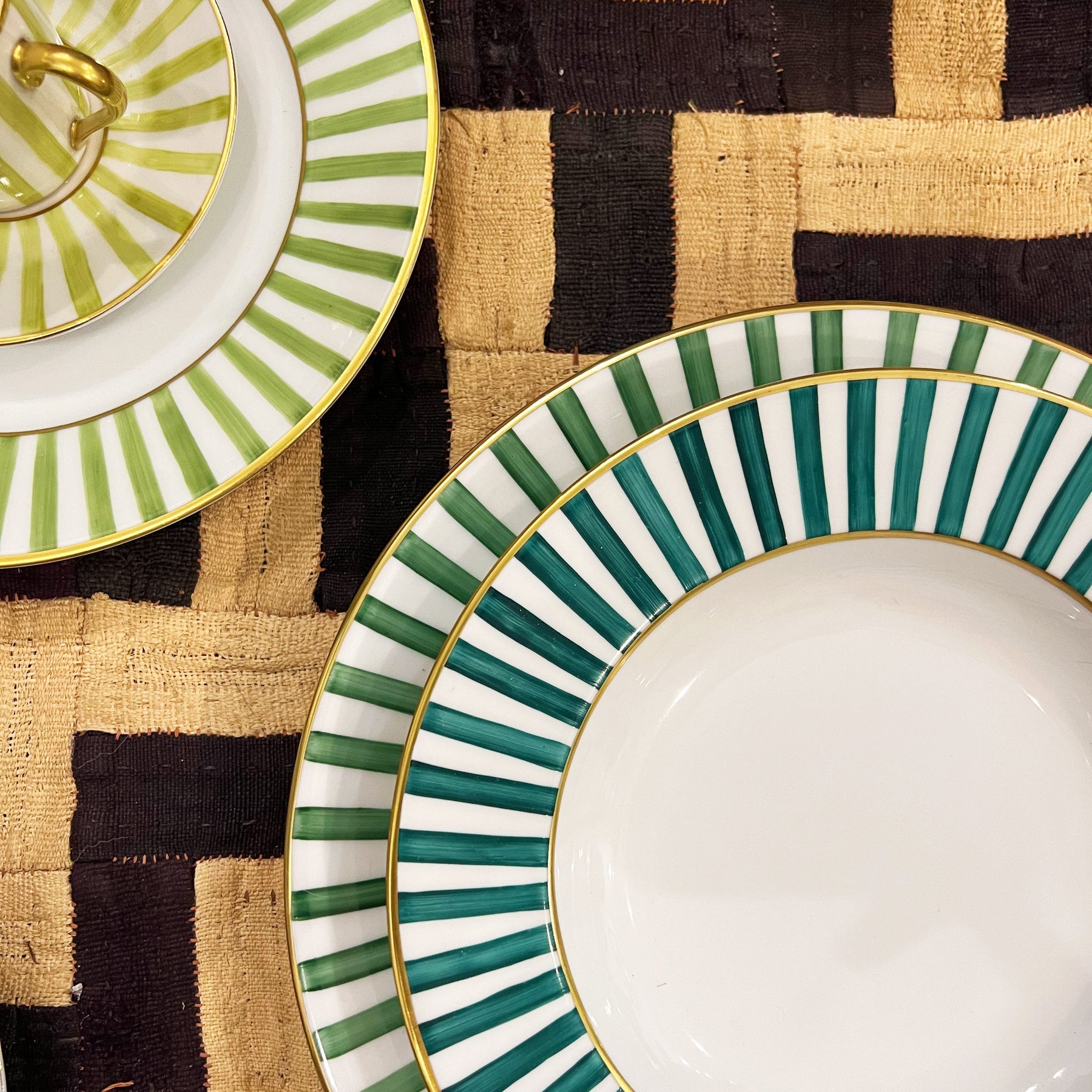 Bea Striped Plates