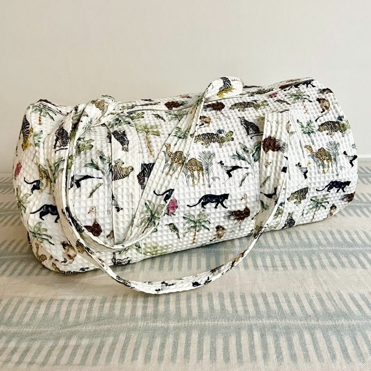 Kids Overnight Animal Print Bag