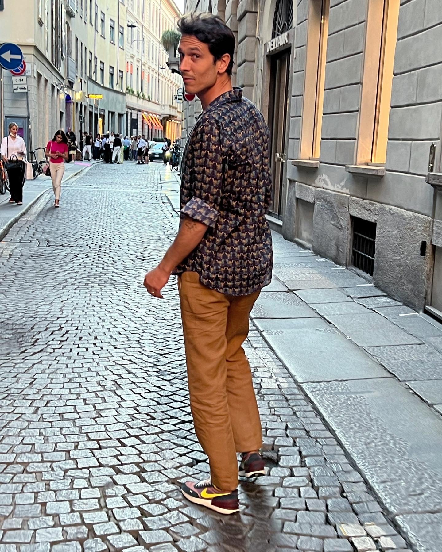 Mens Camel Print Shirt
