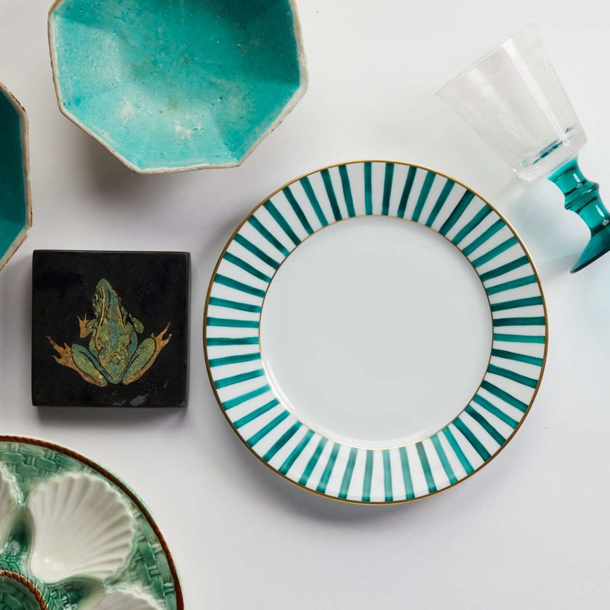 Bea Striped Plates