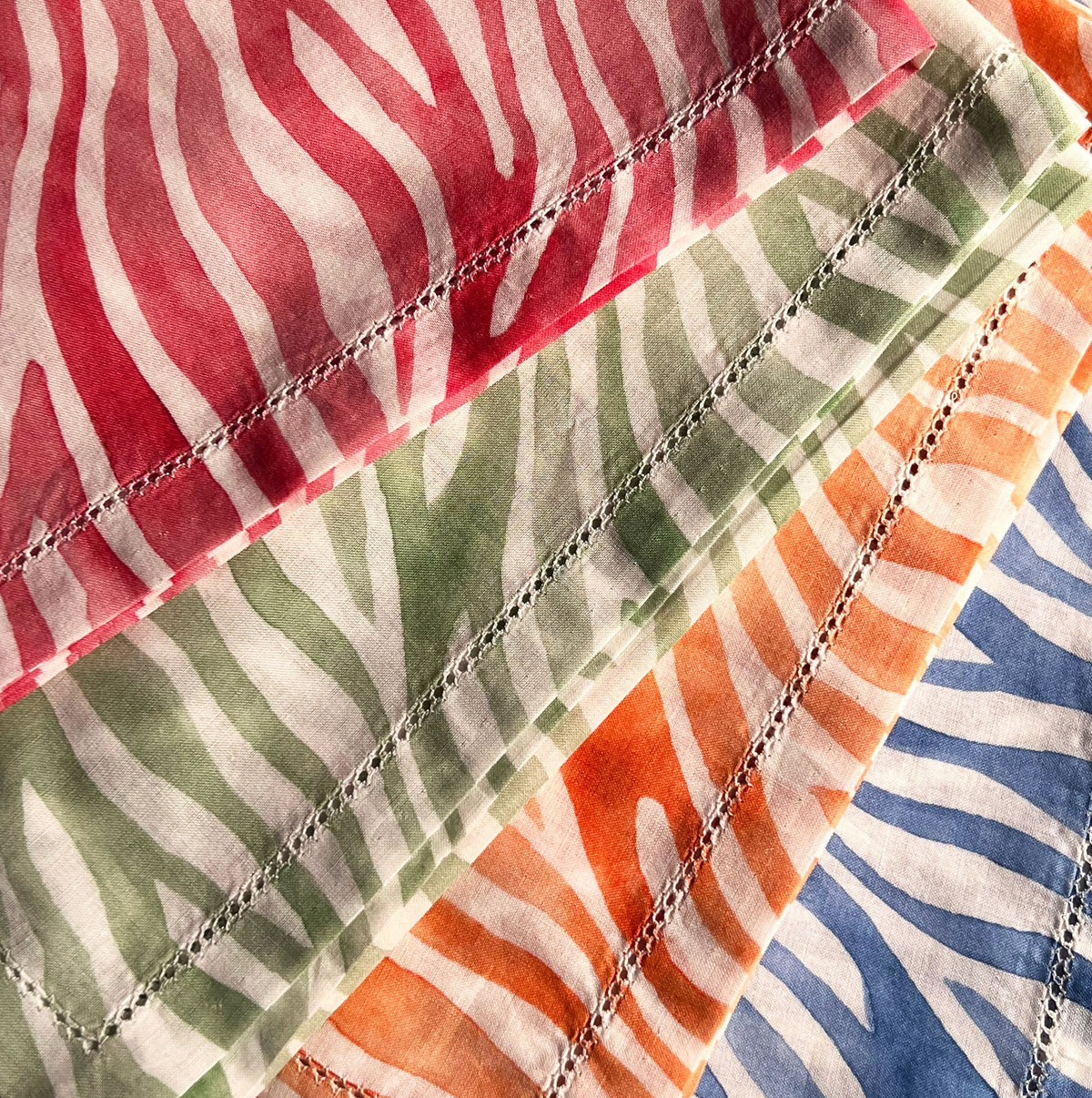 Napkins Zebra Print