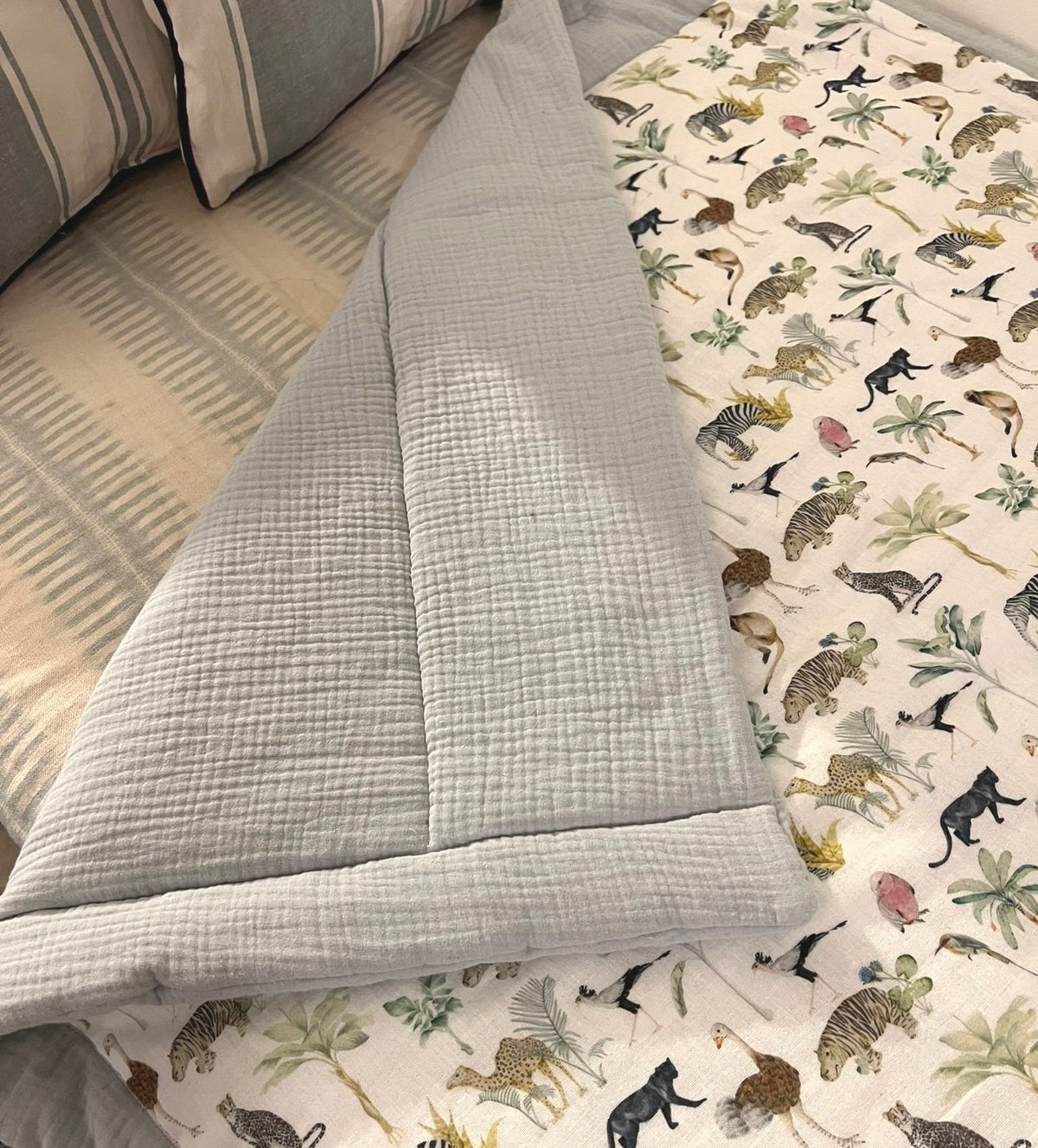 Kids Animal Print Quilt