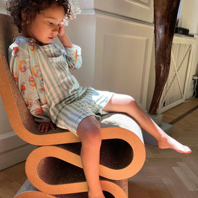 Kids Rooster-Print Kaftan