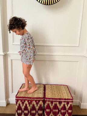 Kids Leopard-Print Kaftan