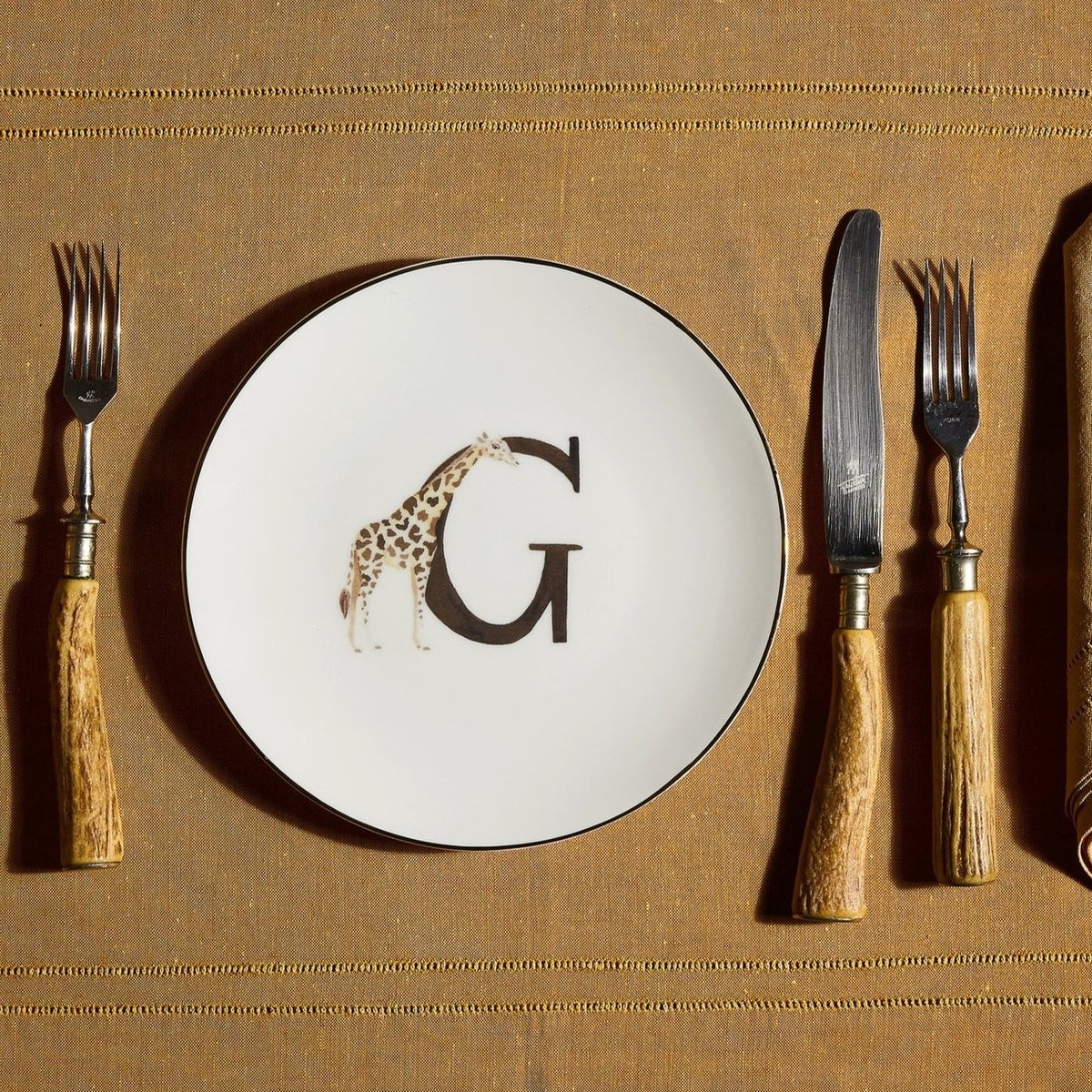 Animal Alphabet Plate