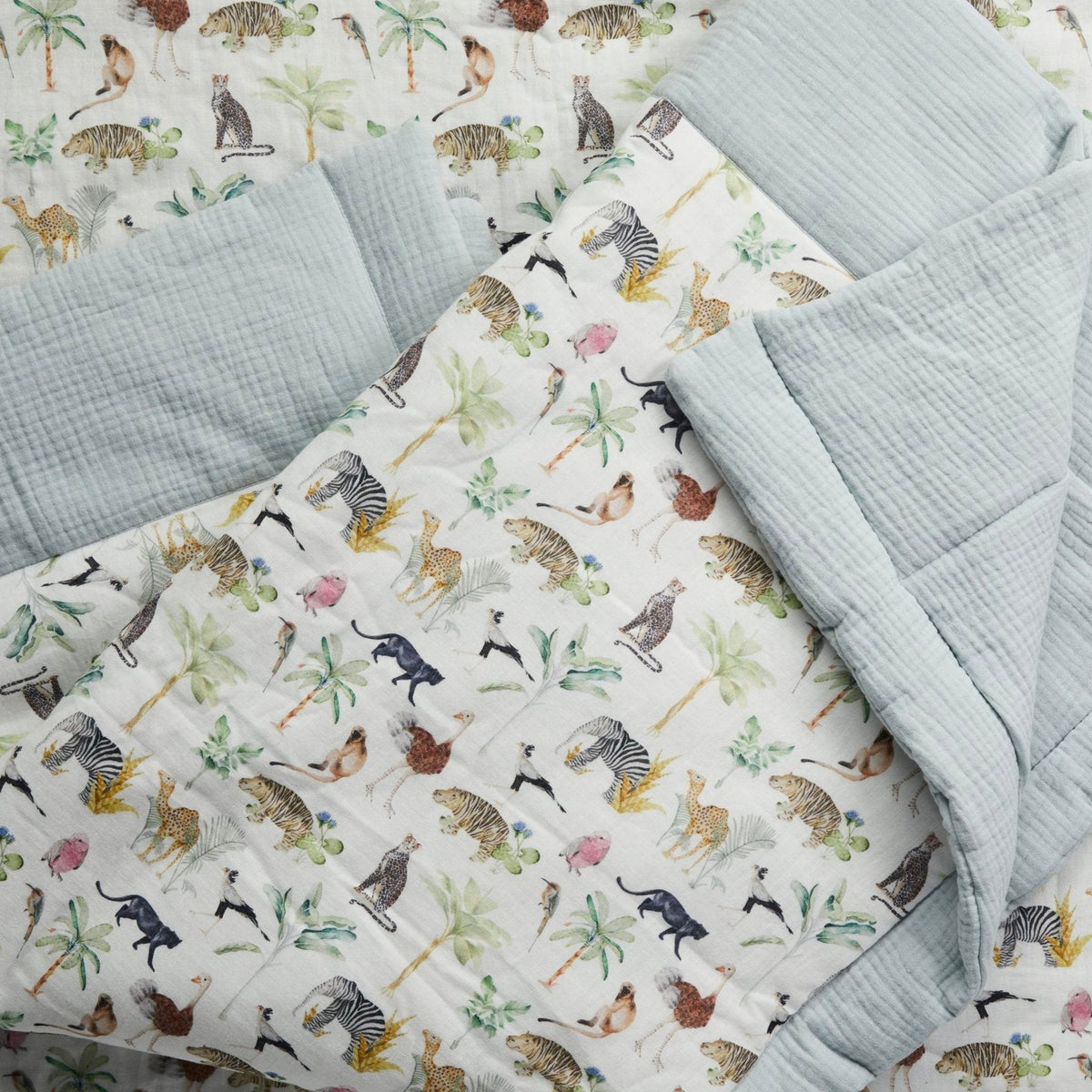 Kids Animal Print Quilt